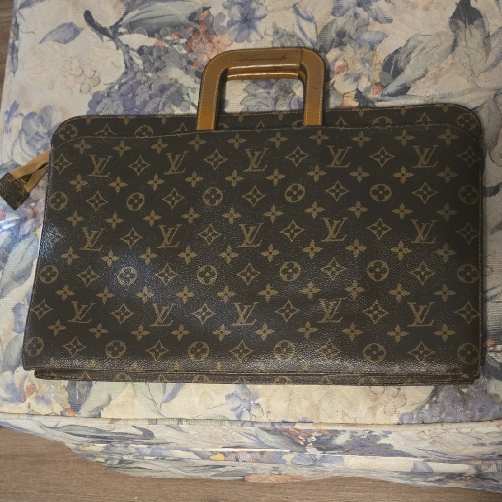 Louis Vuitton Brown Classic Monogram Briefcase